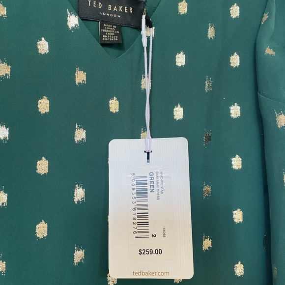 NWT Ted Baker Dress - Size 2, Small - Picture 7 of 7
